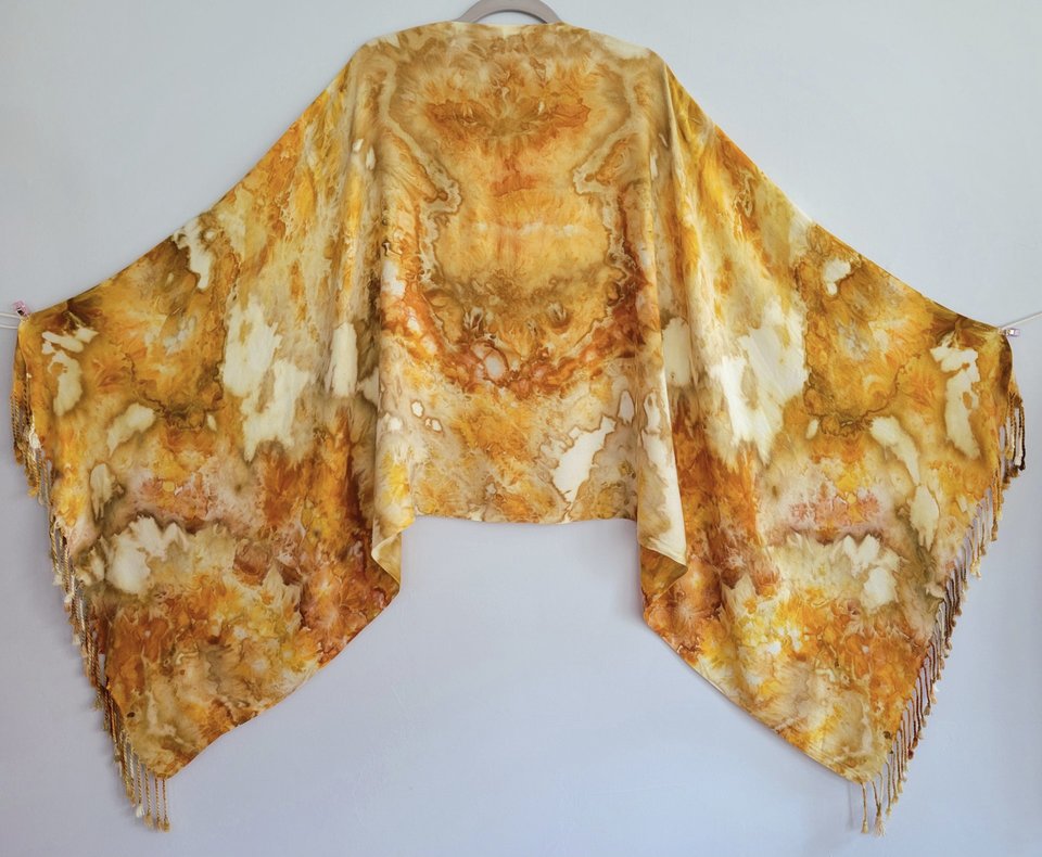 Shawl, Viscose, Chanterelle