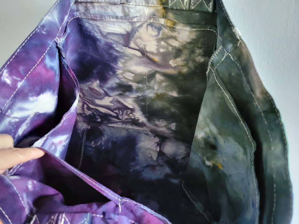 Tote Bag, Grocery or Craft, Cool Spectrum