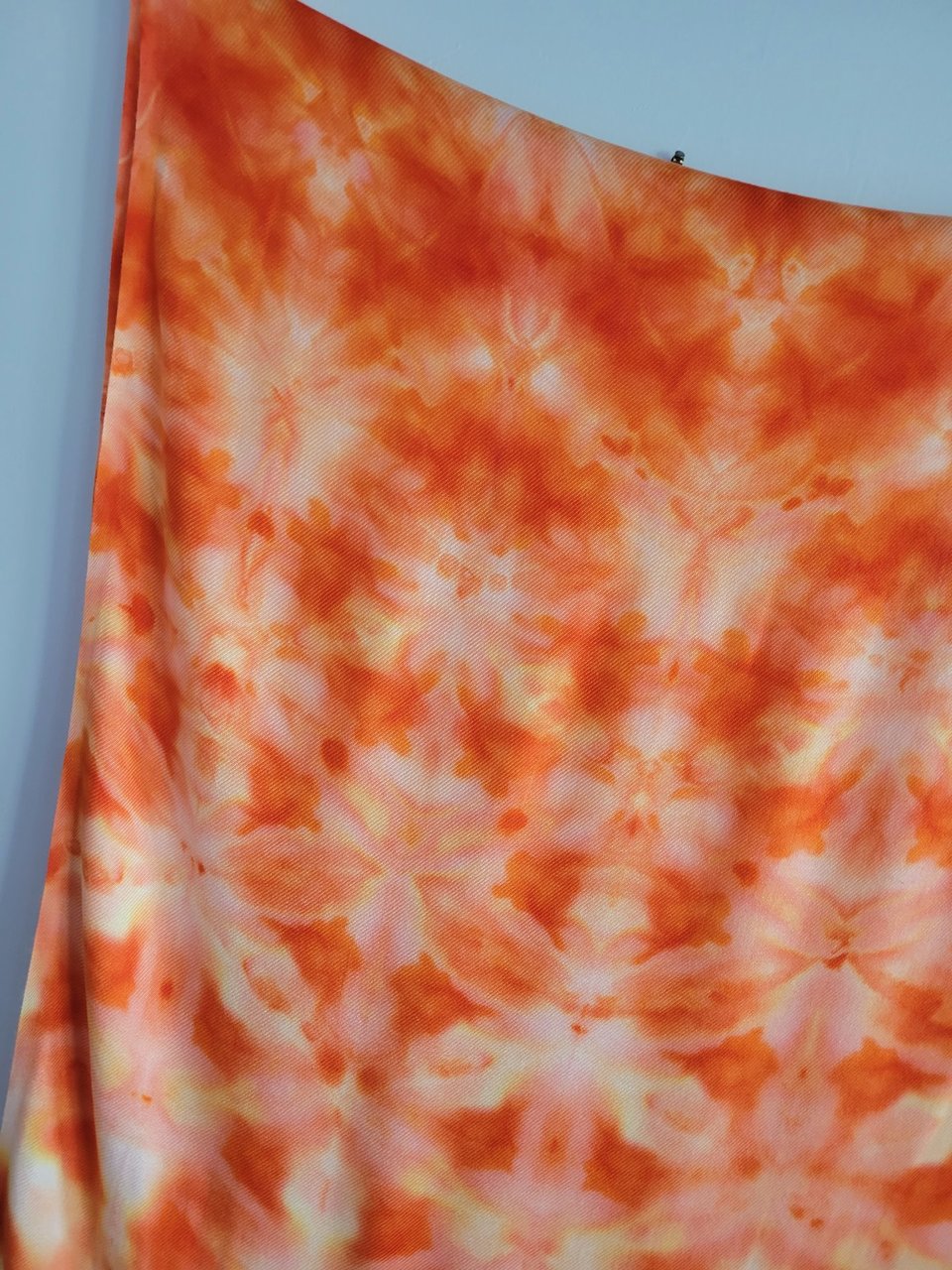 Shawl, Viscose, Flamingo Shibori