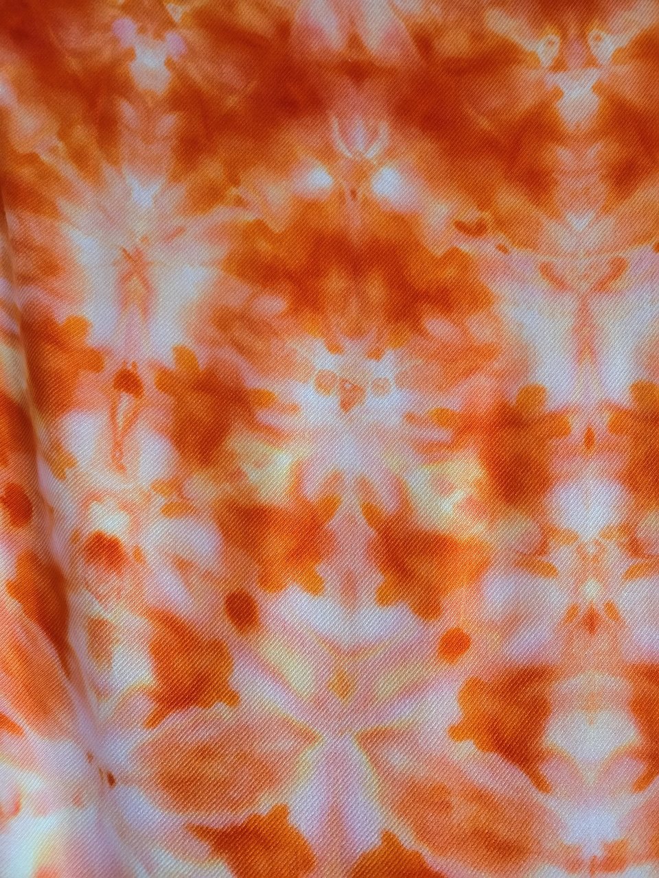 Shawl, Viscose, Flamingo Shibori