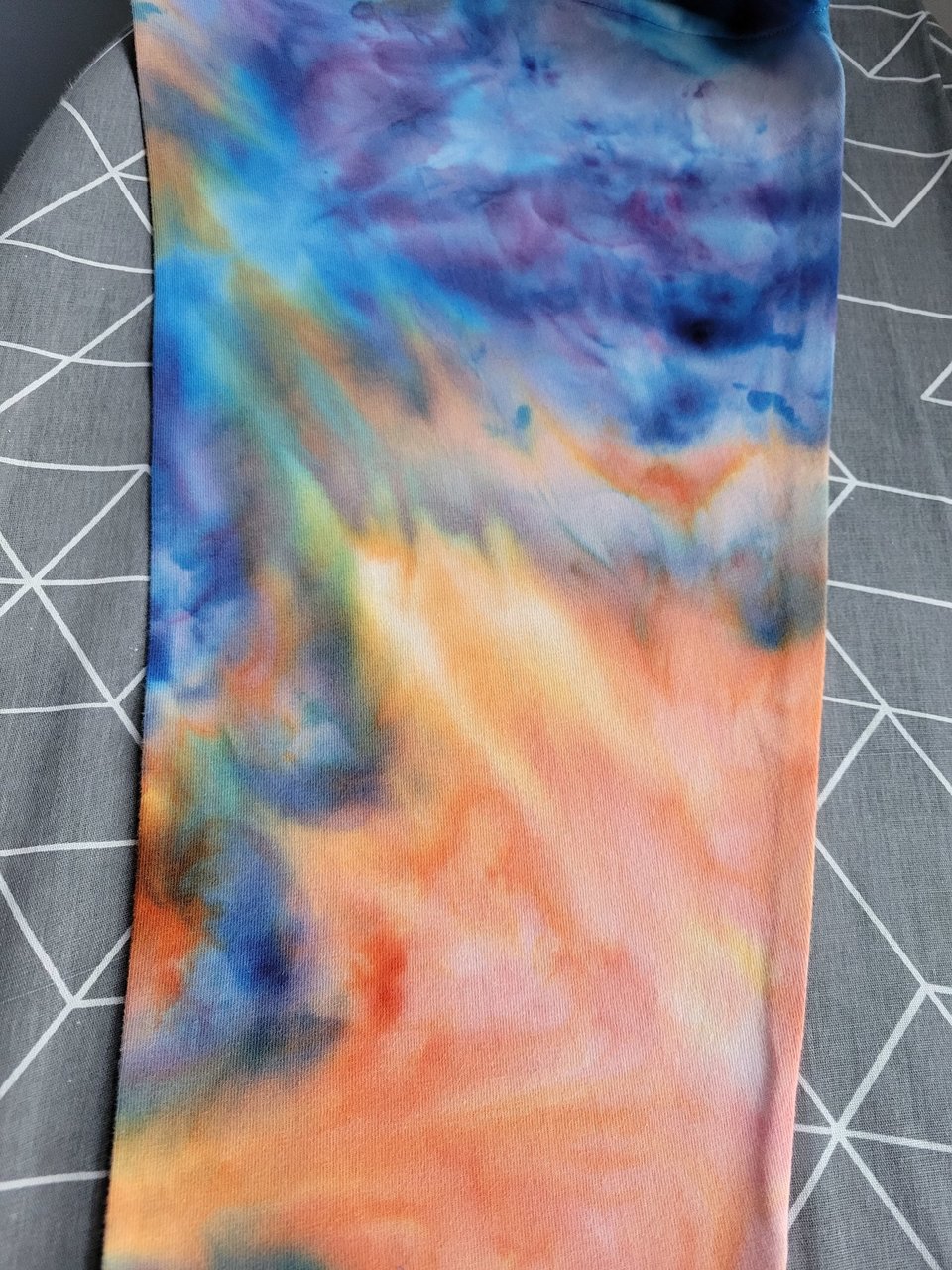 XL Long Sleeve T-shirt, Sapphire Marmalade Farnsburst
