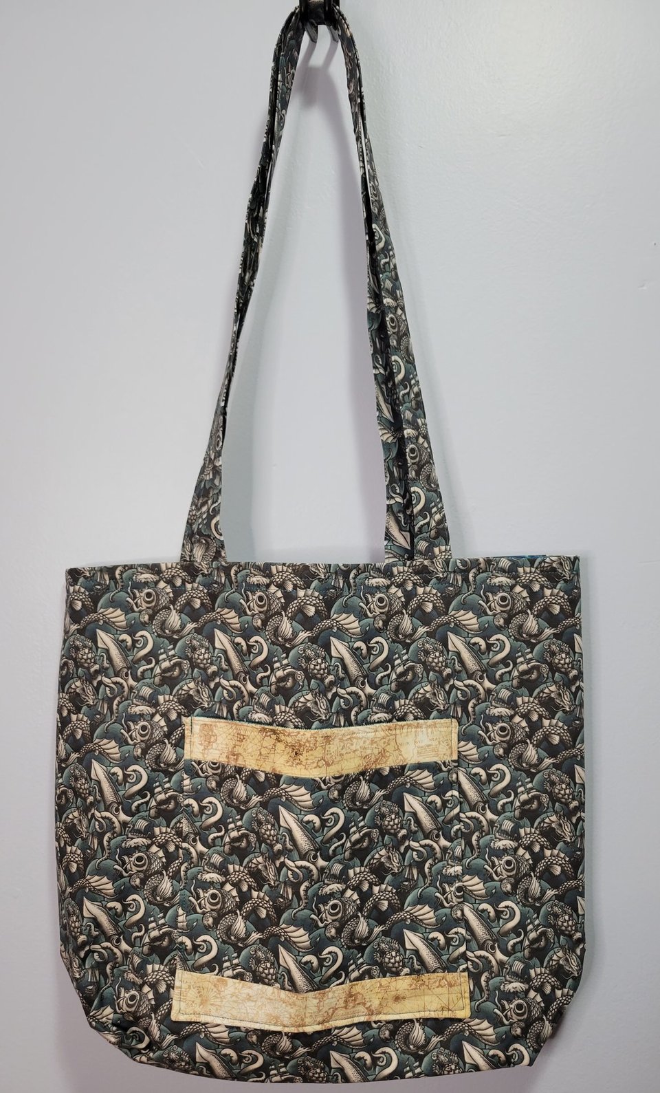 Tote Bag, Sea Monsters