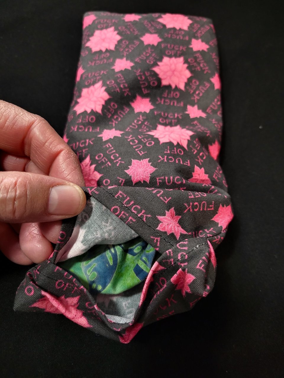Eye Pillow, Pink F*ck Off