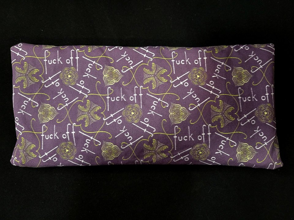 Eye Pillow, Purple F*ck Off