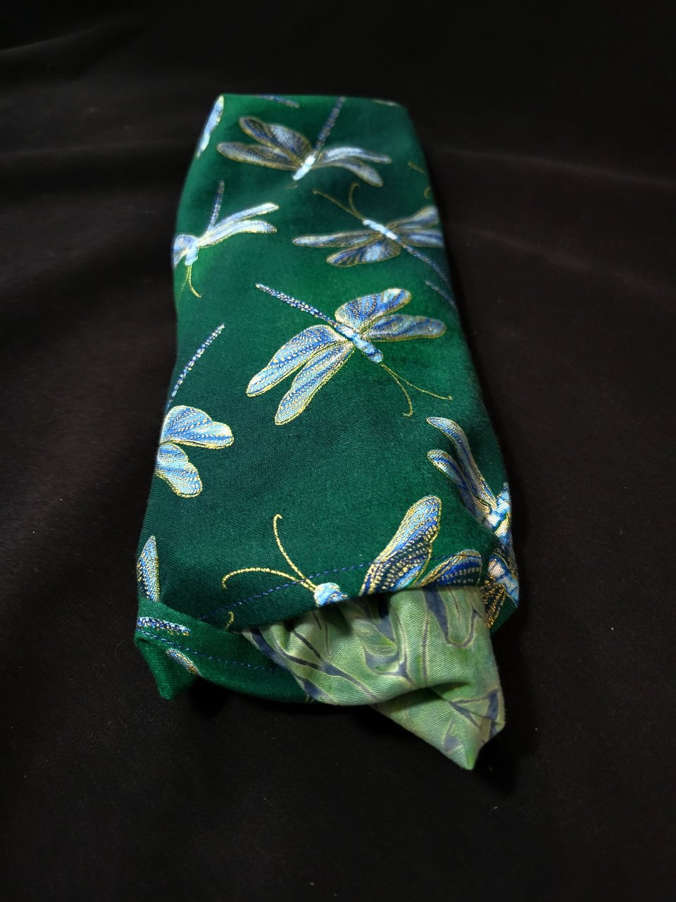 Eye Pillow, Green Dragonfly
