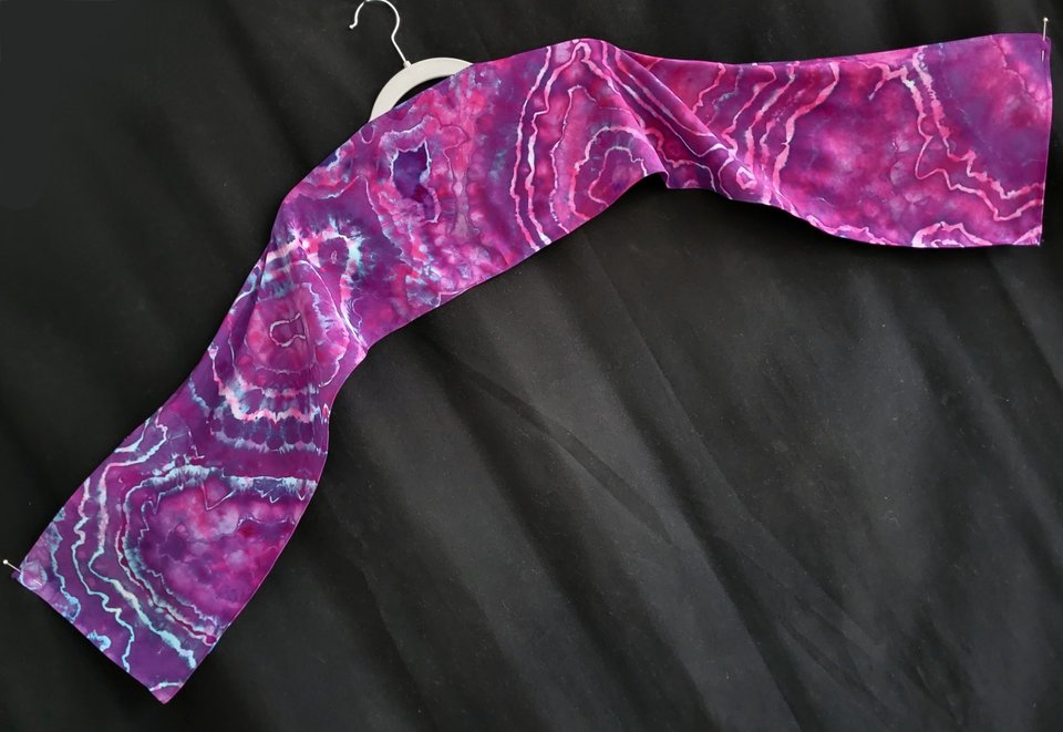 Scarf, Bamboo, Wild Berry Geode