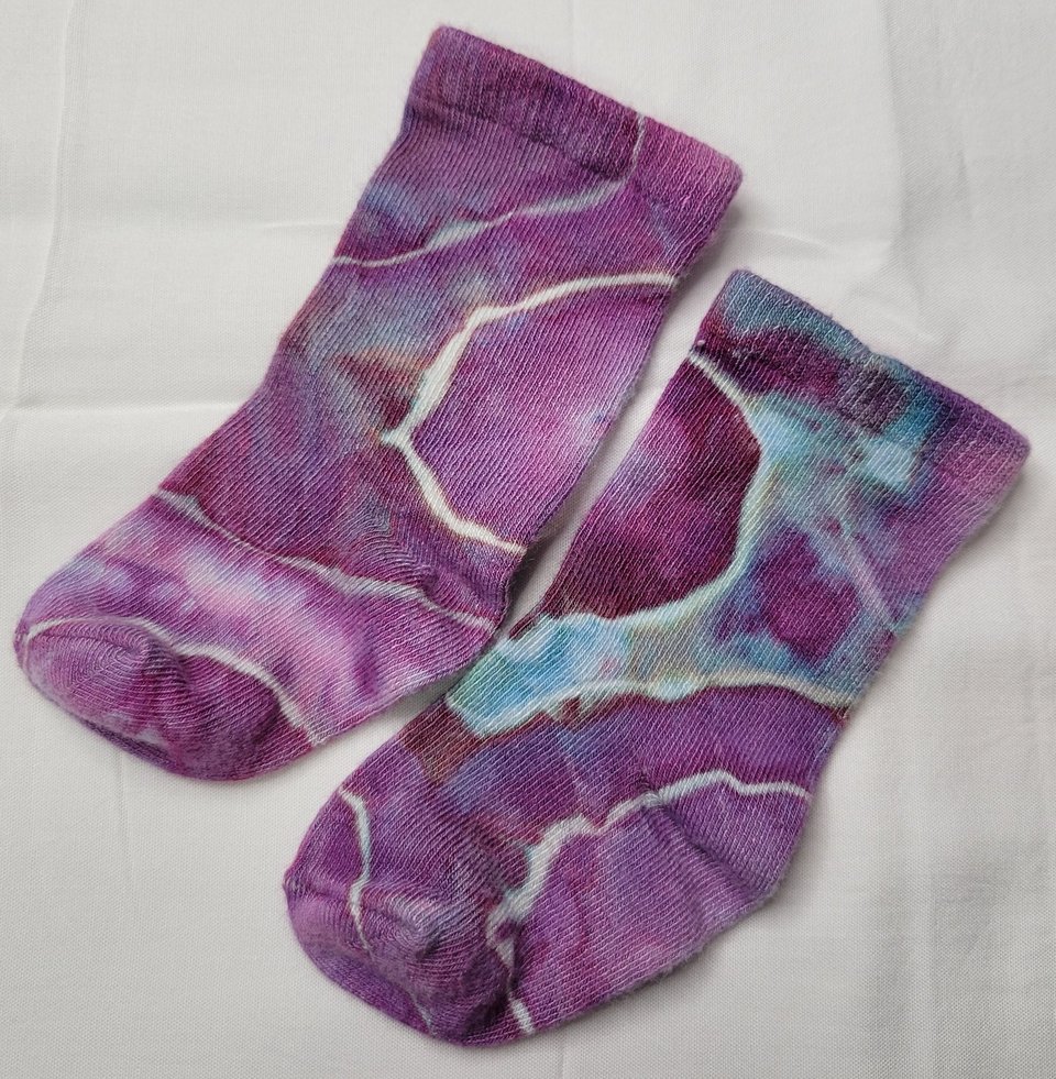Socks, Baby, Strawberry Geode