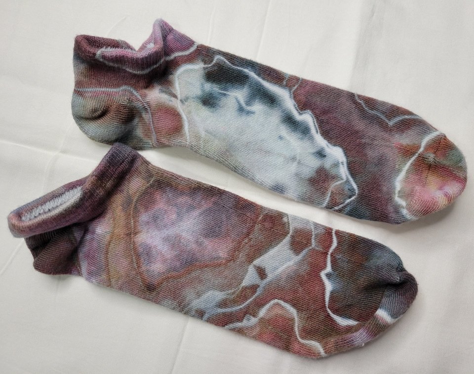 Footie Socks, Bamboo, 11-13, Rhodochrosite