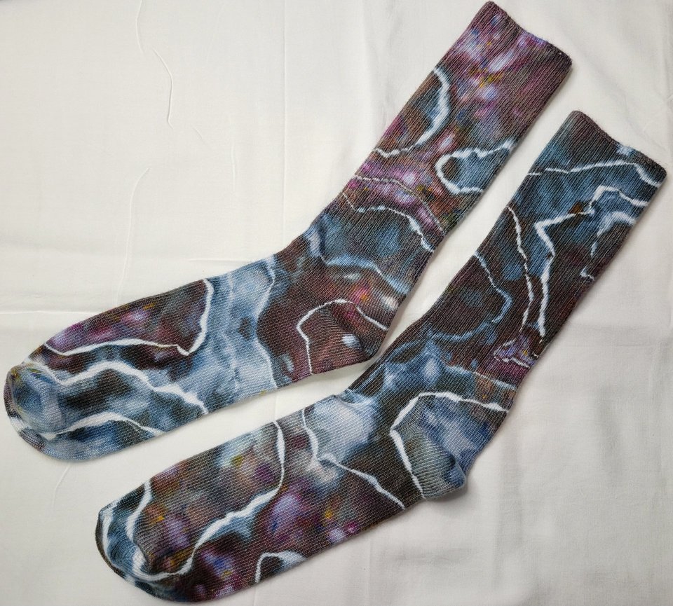 Socks, Bamboo, 11-13, Timberwolf Geode