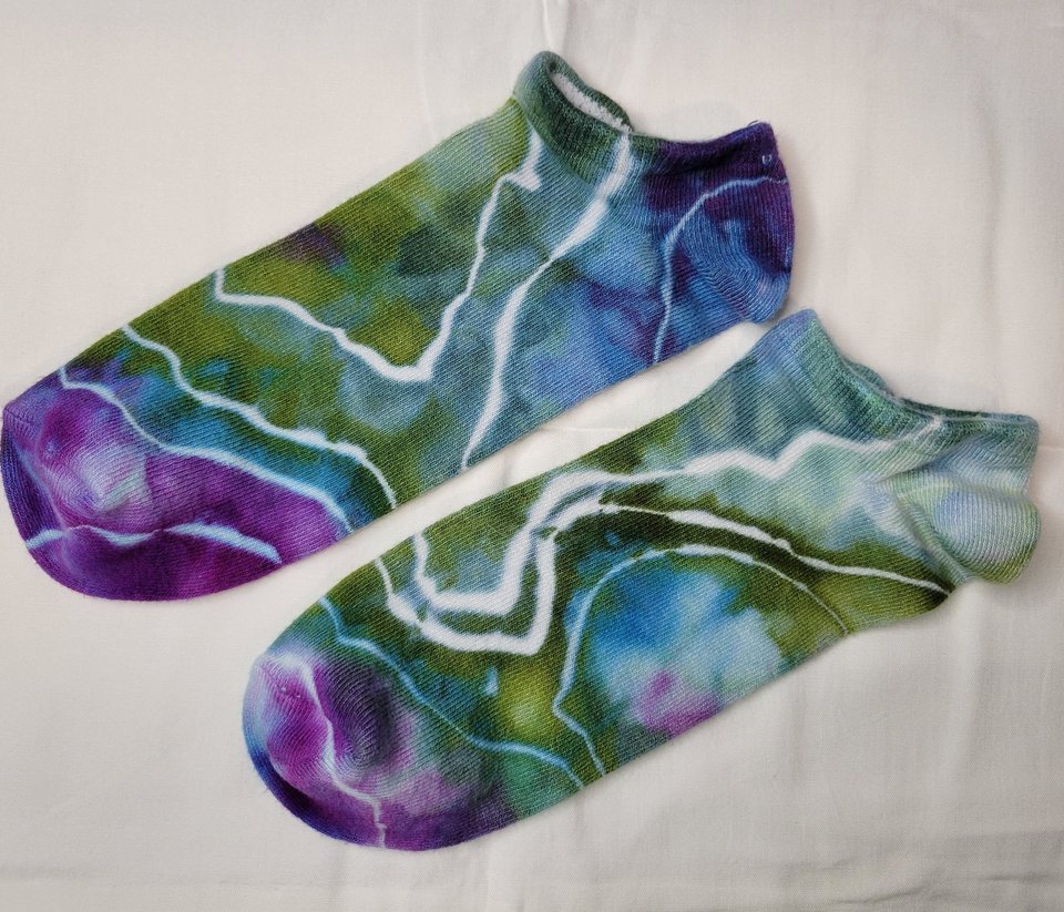Footie Socks, Bamboo, 9-1, Forest Pond