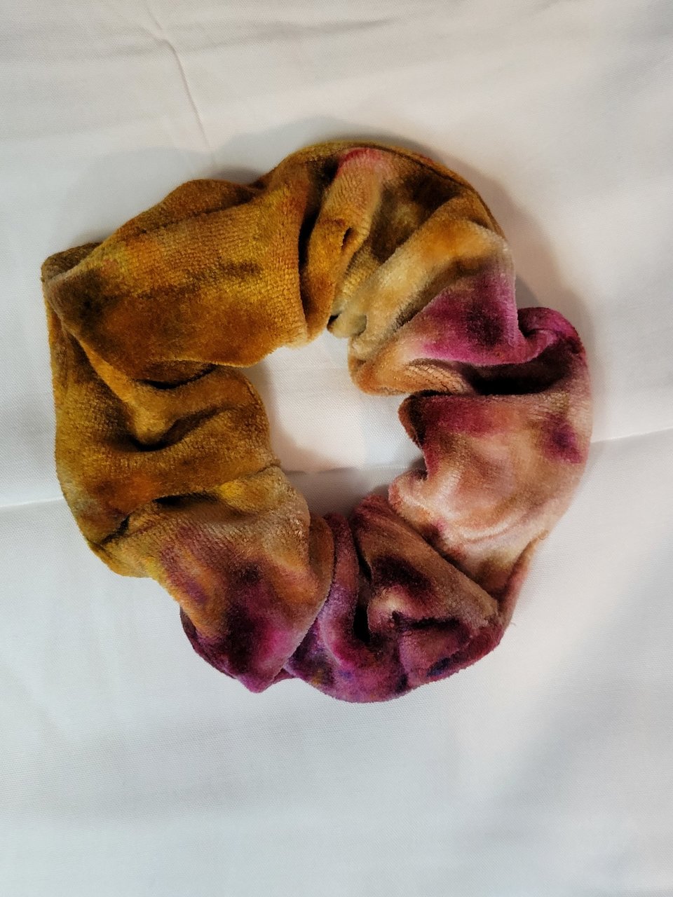 Scrunchie, Red & Gold