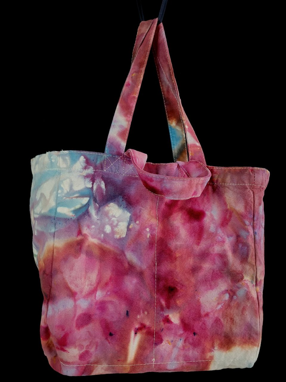 Tote, 6 Pocket Grocery, Watercolor #5