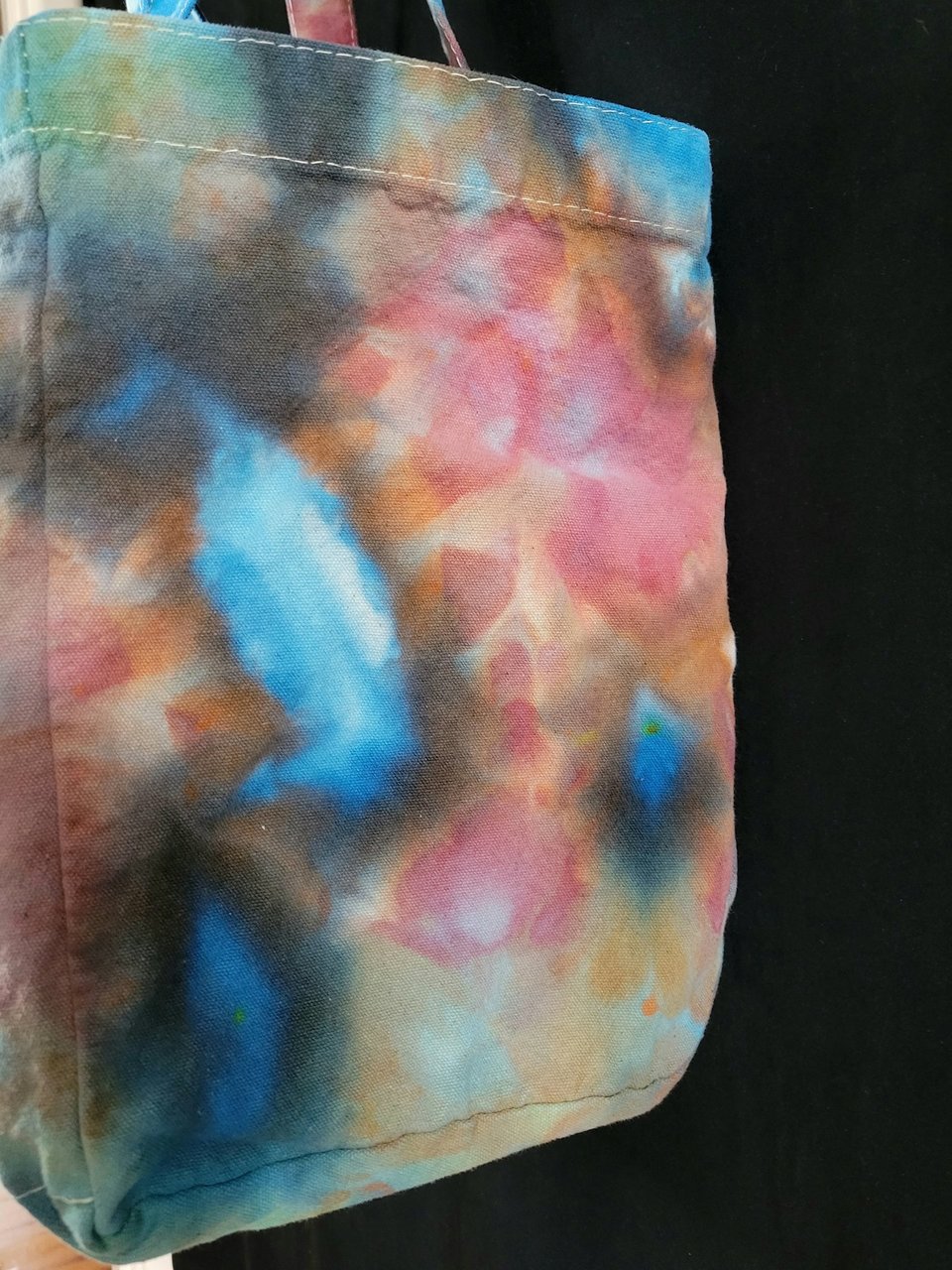 Tote, 6 Pocket Grocery, Watercolor #2