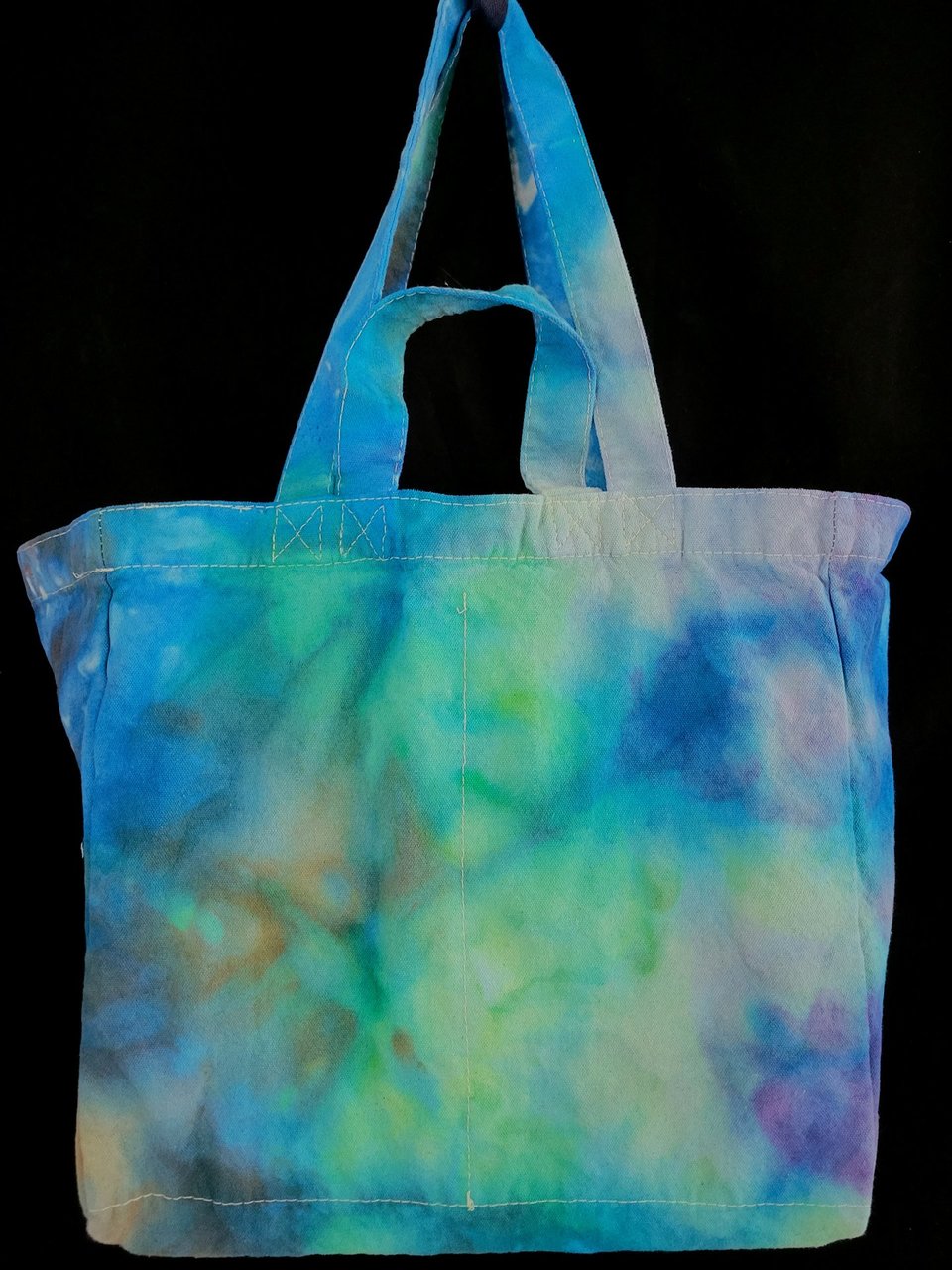 Tote, 6 Pocket Grocery, Watercolor #3