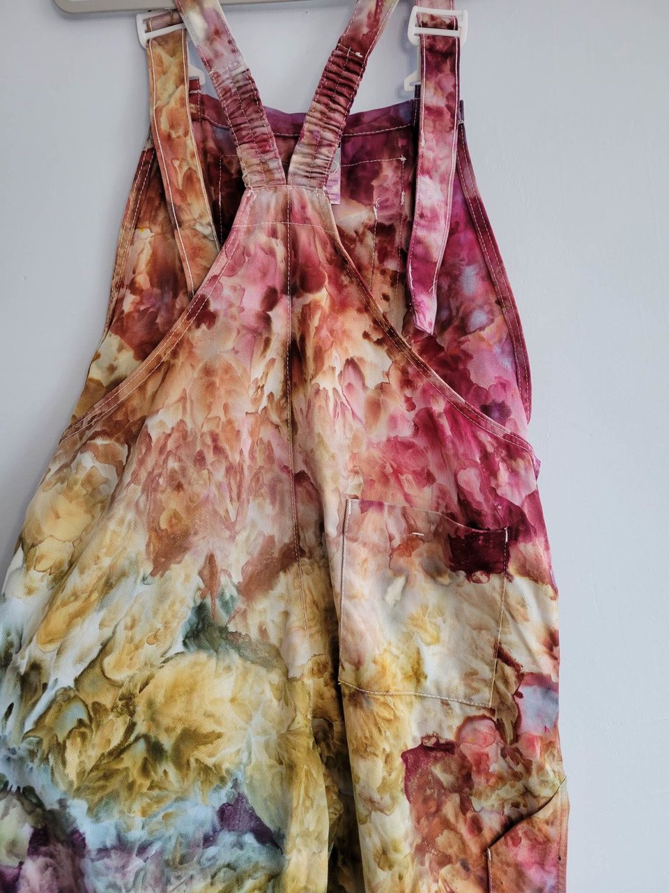 XL Painter's Overalls, Earthy Rainbow
