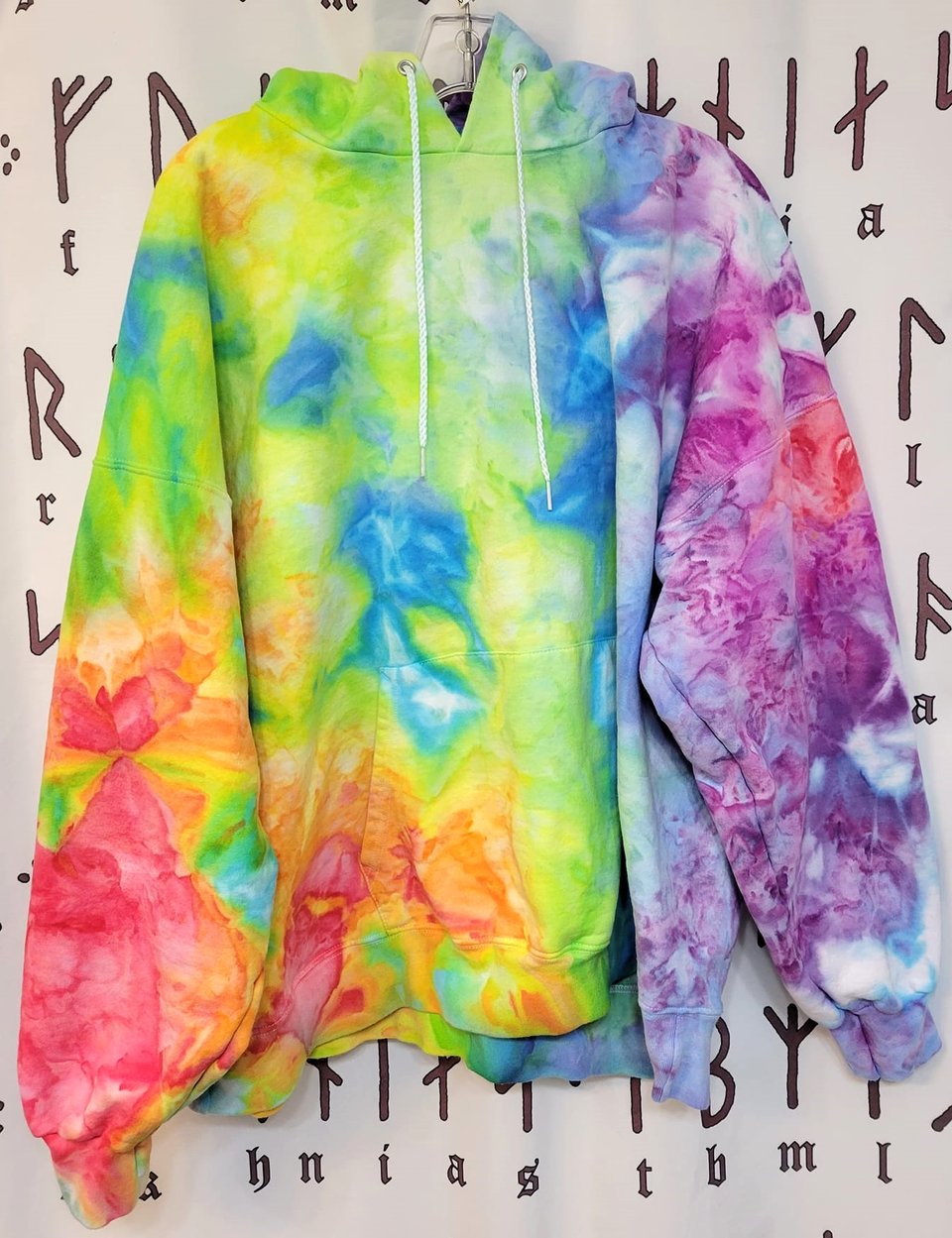 3XL Hoodie Rainbow