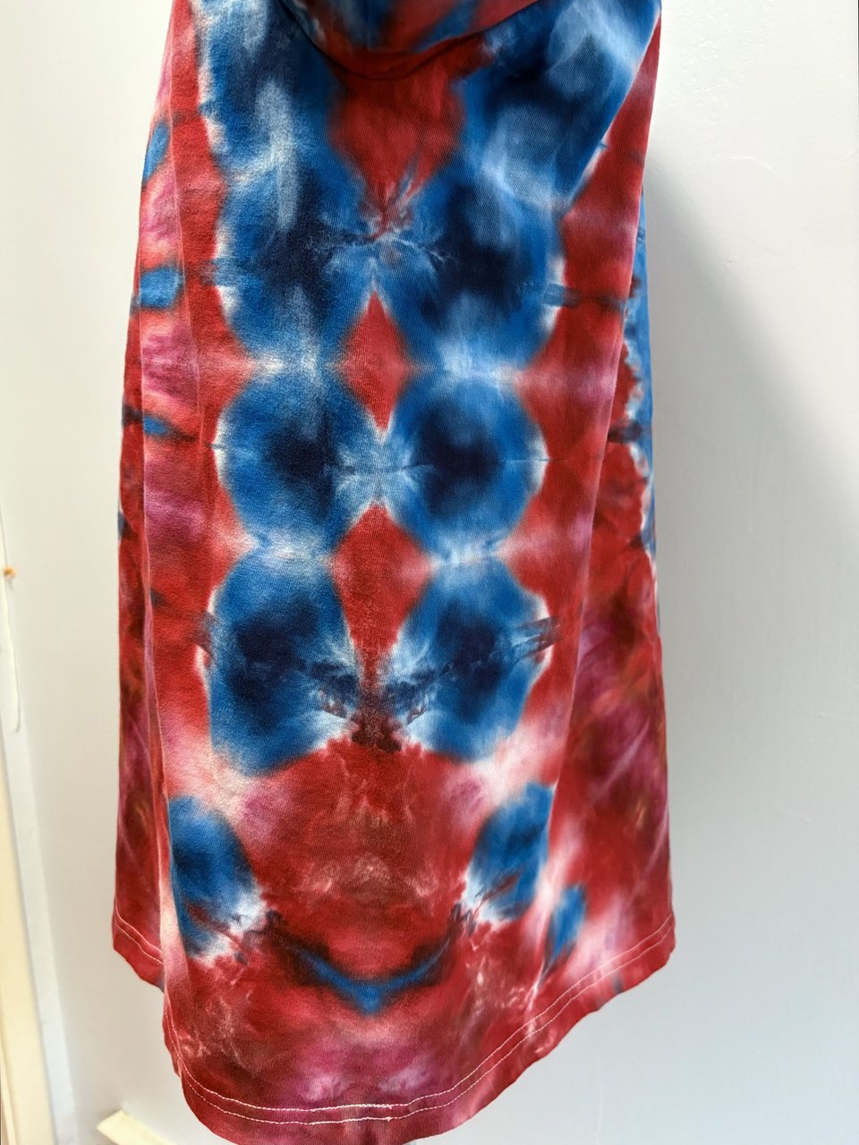 L Crew Neck Short Sleeved T-shirt, Patriotic Wave