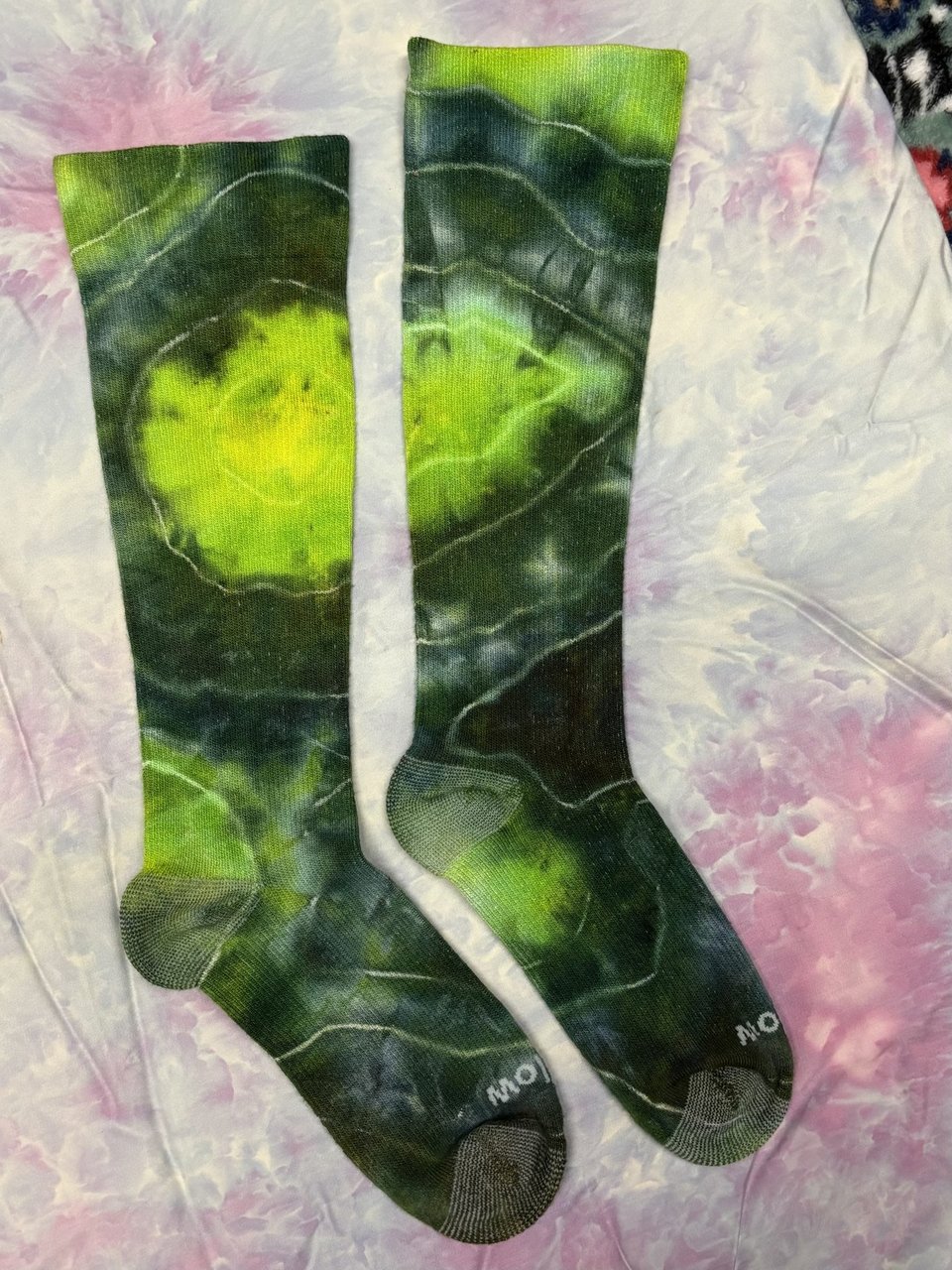 Compression Socks, Size Medium, Forest Geode