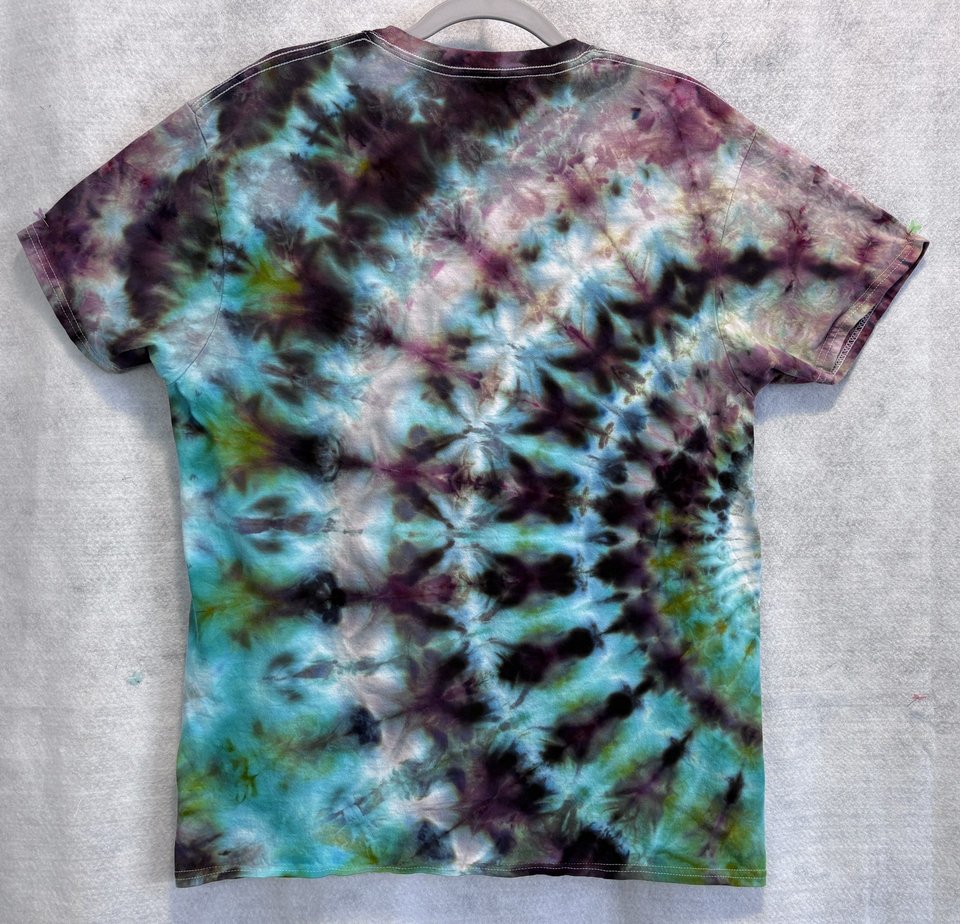 L T-Shirt, Petrified Plum Radar Ripple