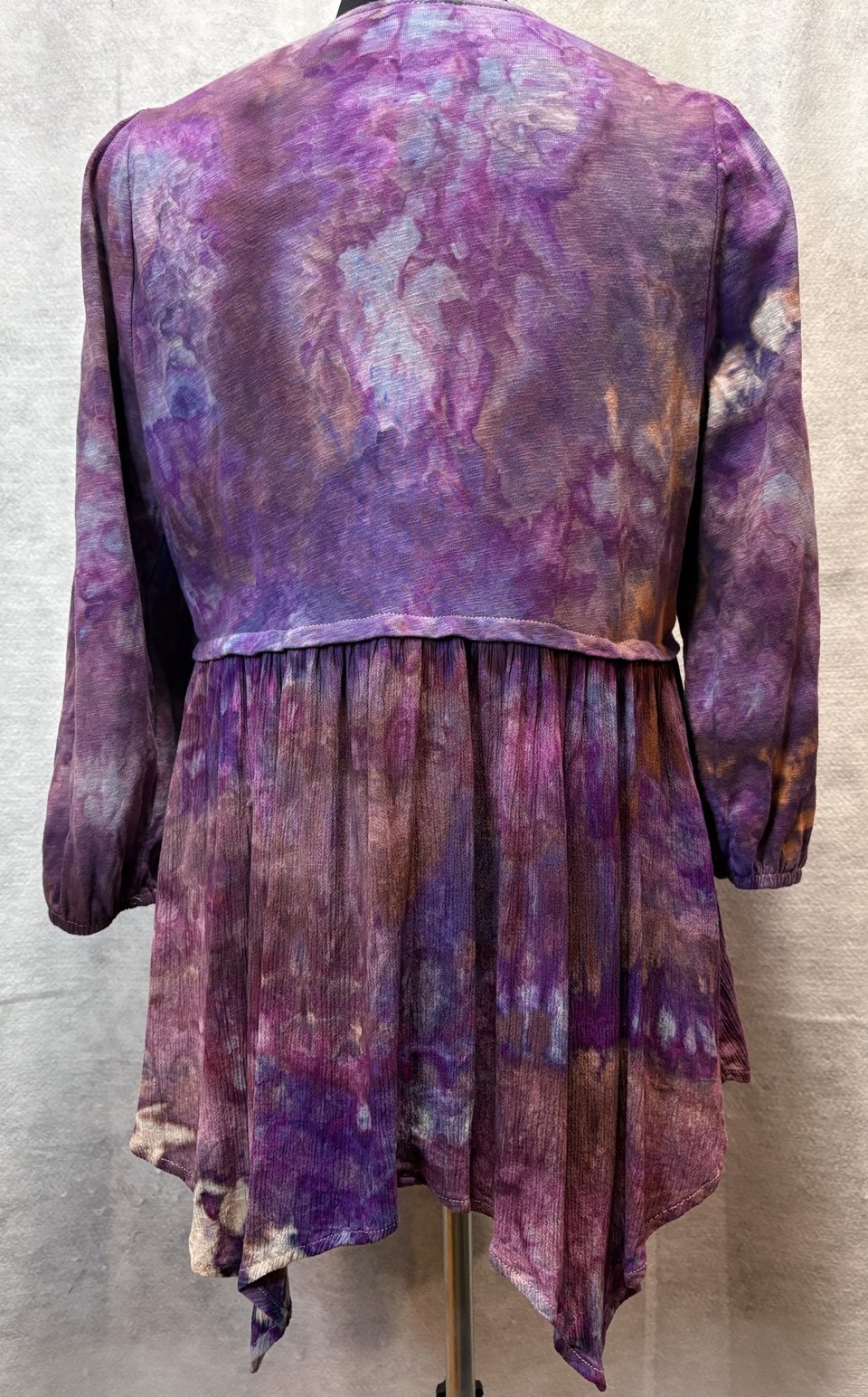 Torrid Size 0 (L/XL) Kimono Jacket, Plum Port