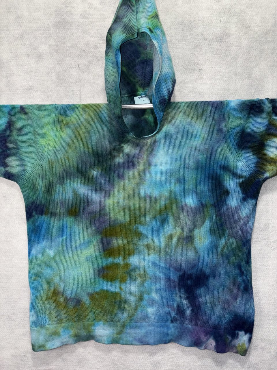 XL Tall Beach Knit Hoodie, Oceanic