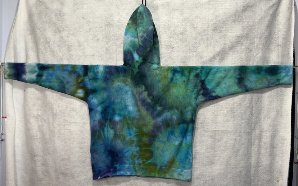 XL Tall Beach Knit Hoodie, Oceanic