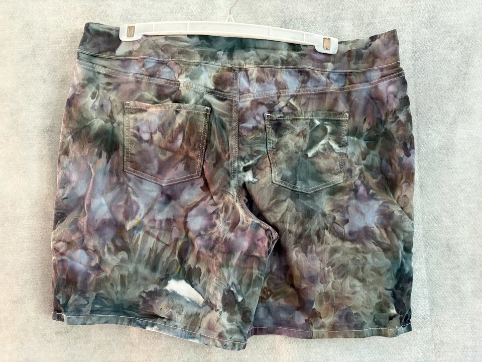 22W Stretch Denim Shorts, Timberwolf