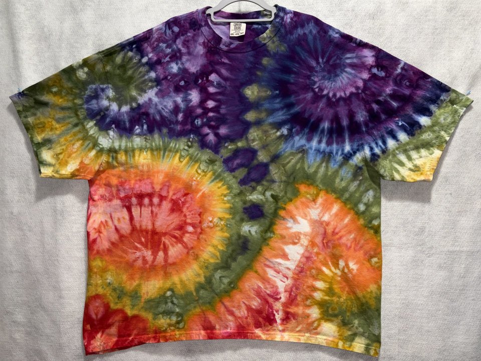 4XL T-Shirt, Rainbow Splash