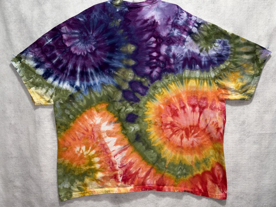 4XL T-Shirt, Rainbow Splash