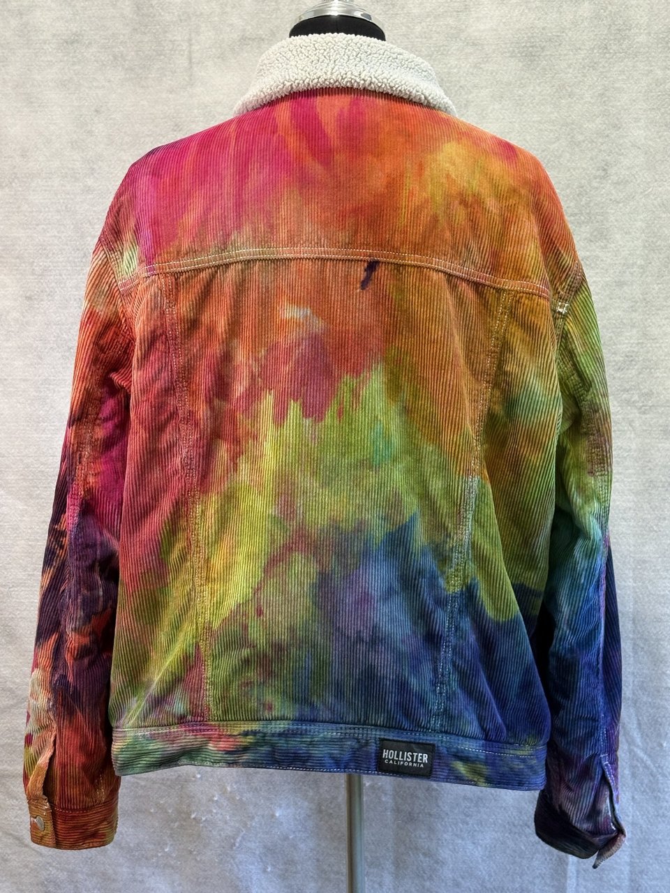 XXL Courderoy Sherpa Lined Jacket, Watercolor