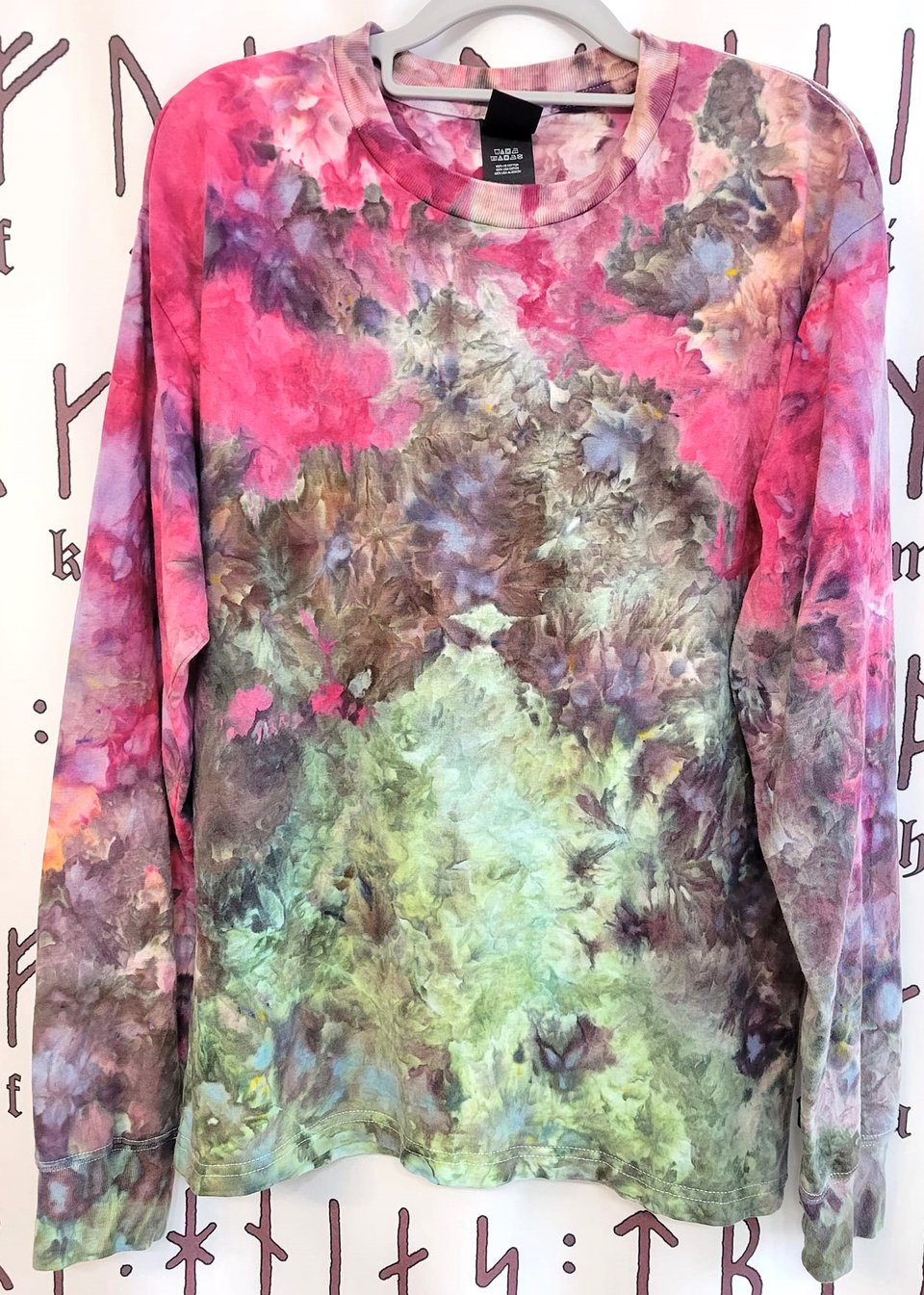 Medium Unisex T-shirt, Garden Path Watercolor