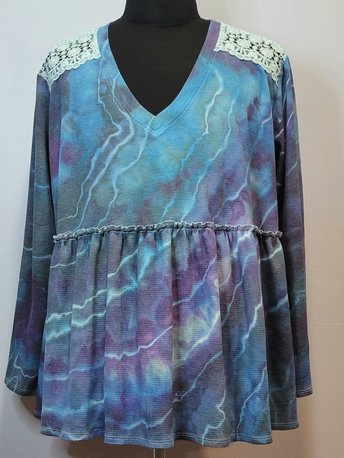 1X, Thermal Shirt, Peacock Geode