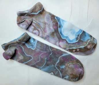 Socks, Bamboo, Size 11-13 Footie, Coastal Fog
