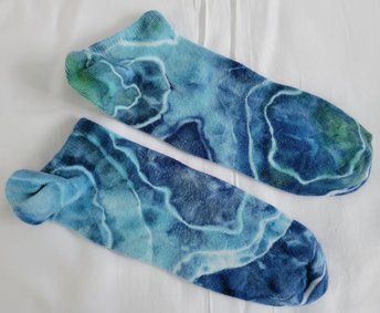 Footie Socks, Size 11-13 Bamboo, Riptide