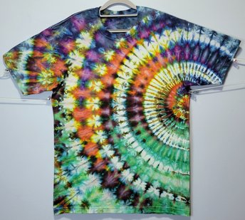 L Tall T-Shirt, Rainbow Radar Ripple