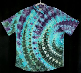 XL Tall Linen Shirt, Forest Sprite