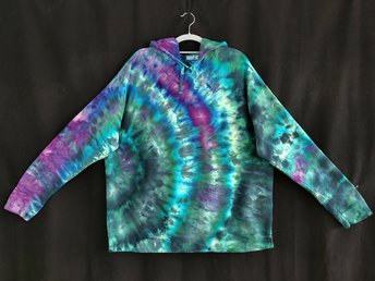 2X Hoodie, Peacock Ripple