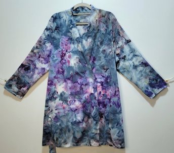 1X/2X Robe, Watercolor Floral