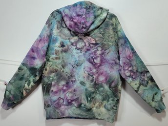 M Bamboo Hoodie, Lilac Garden