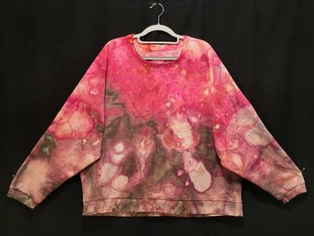 2X Upcycled Sweatshirt, Rose Watercolor