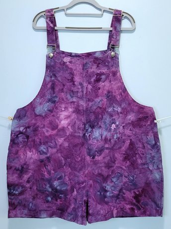 XXL Bib-Shorts, Elderberry Watercolor