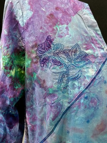 14/16 Upcycled Eyelet Blouse, Mindbender B