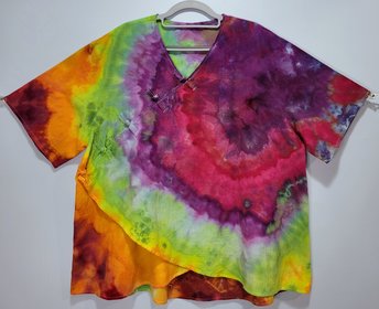 3XL Asian Top, Rainbow