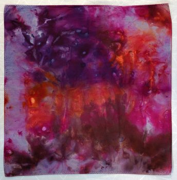 Hanky/Bandana, Violet Red Watercolor