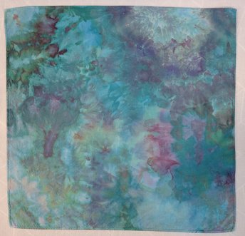 Hanky/Bandana, Teal Watercolor