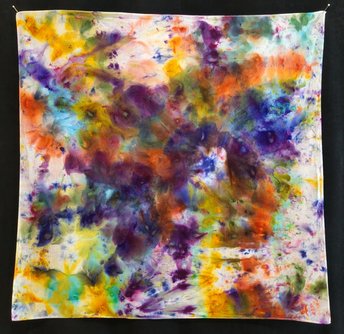 Bandana, 27" x 27", Paint Splash