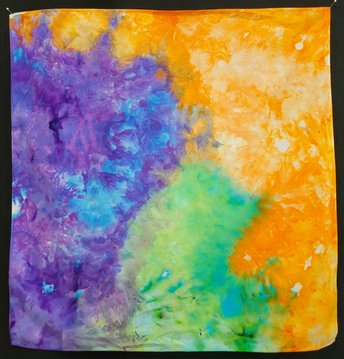 Bandana, 27" x 27", Orange Berry