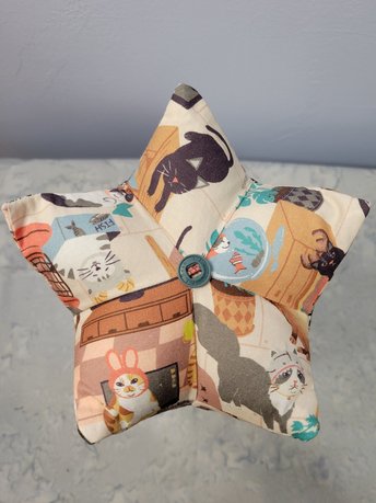 Pin Cushion, Cats in Hats