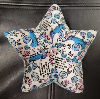 Pin Cushion, Onward Buttercup!