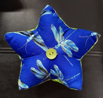 Pin Cushion, Blue Dragonflies
